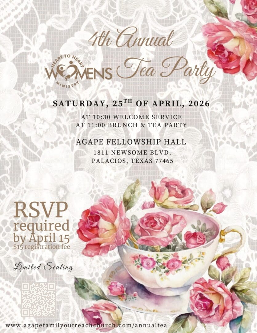 Annual Tea Party Flyer