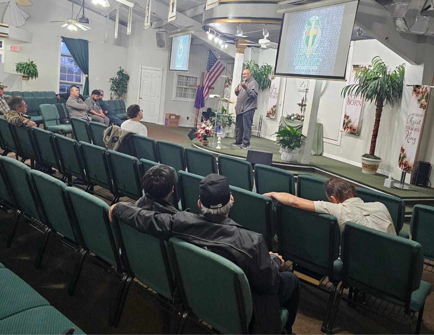Message moment at Agape Family Outreach Church